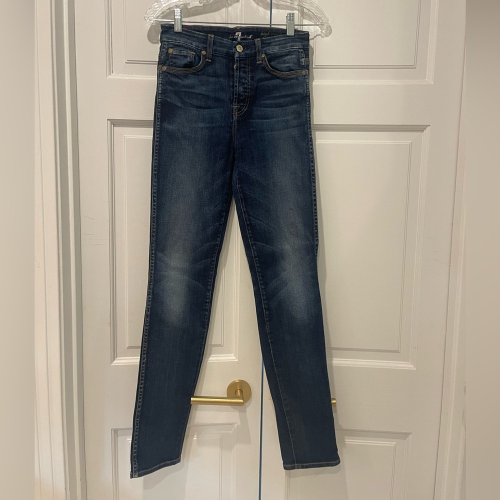 7 For All Mankind High Waist Vintage Straight Jeans